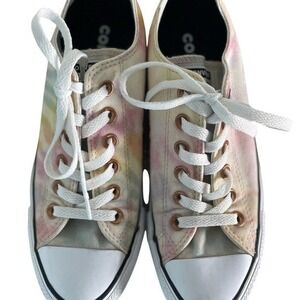 Converse Chuck Taylor All Star Low Top Pastel Tie Dye Rose Gold Shoes Womens 7